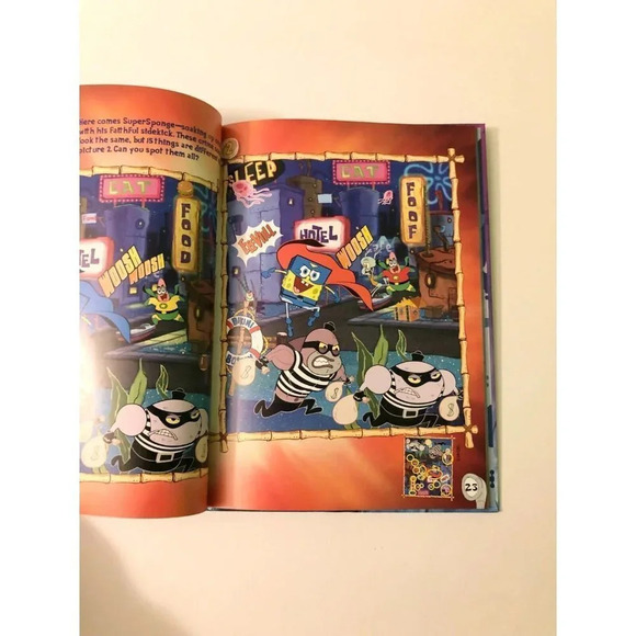 2010 The Annual Big Book of Nickelodeon Spongebob Squarepants With Poster - Picture 16 of 16
